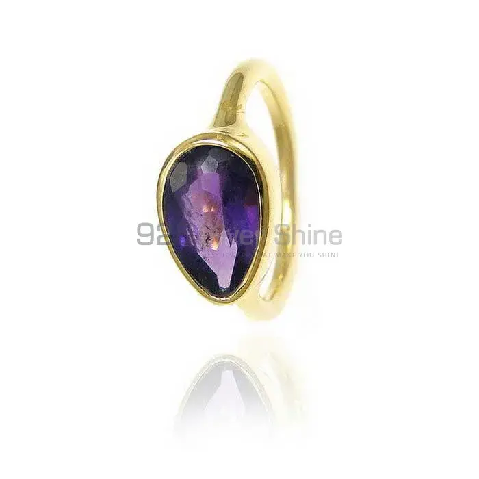 Natural Amethyst Gemstone 925 Silver Rings 925SR3795_0