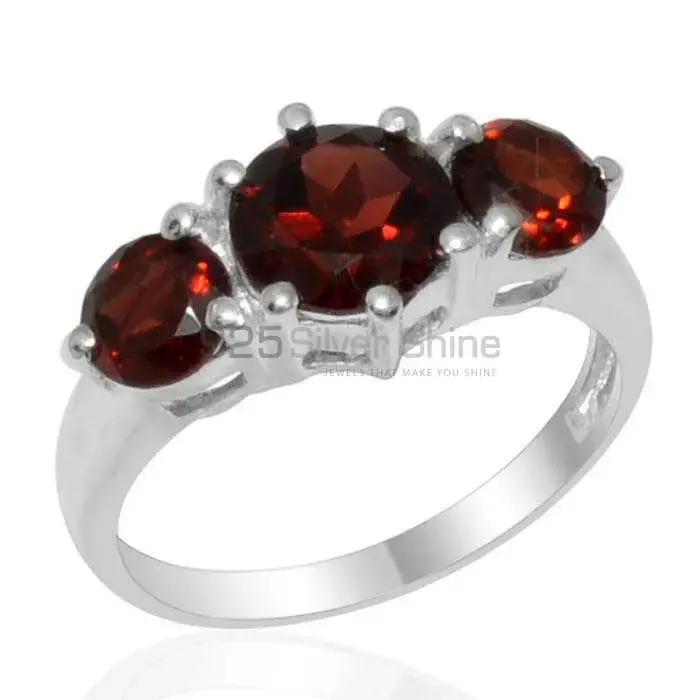 Best Design 925 Sterling Silver Rings In Garnet Gemstone Jewelry 925SR1809