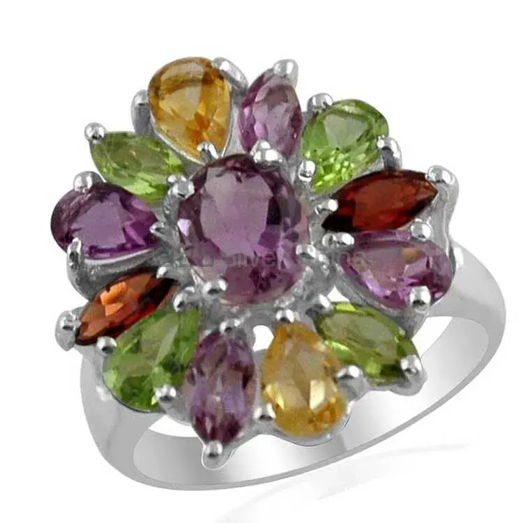 Best Design 925 Sterling Silver Rings In Multi Gemstone Jewelry 925SR1414_0