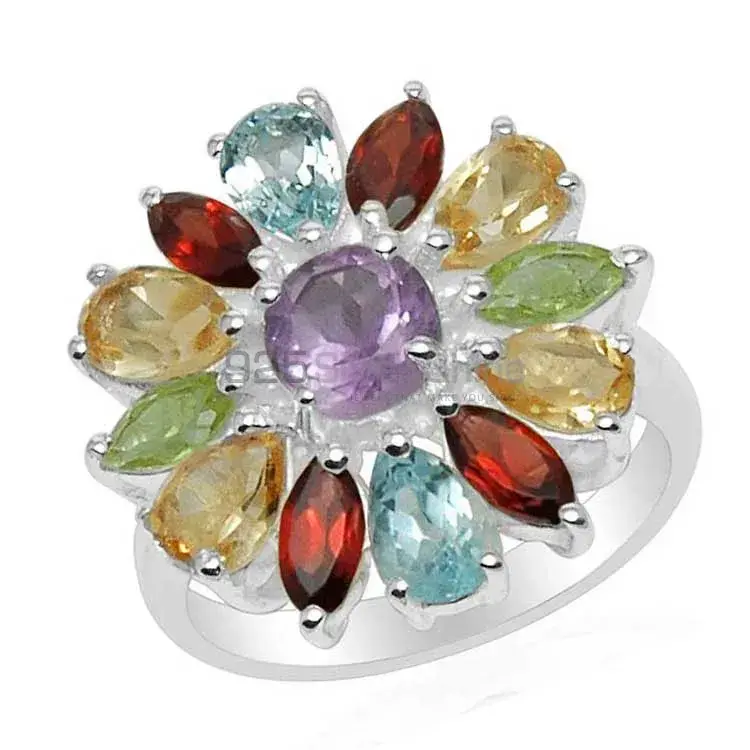 Best Design 925 Sterling Silver Rings In Multi Gemstone Jewelry 925SR1572_0