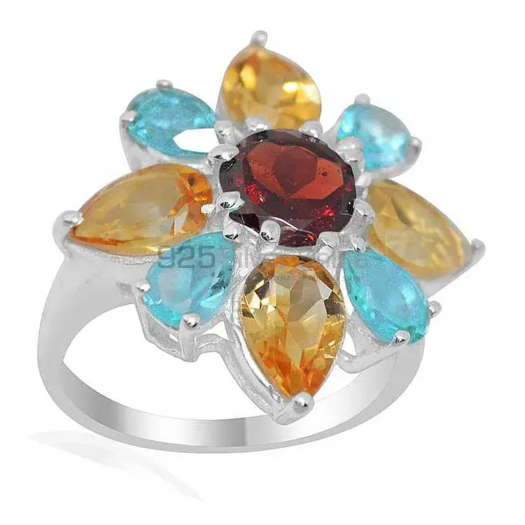 Best Design 925 Sterling Silver Rings In Multi Gemstone Jewelry 925SR2034_0