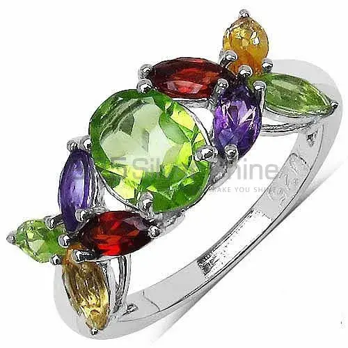 Best Design 925 Sterling Silver Rings In Multi Gemstone Jewelry 925SR3322