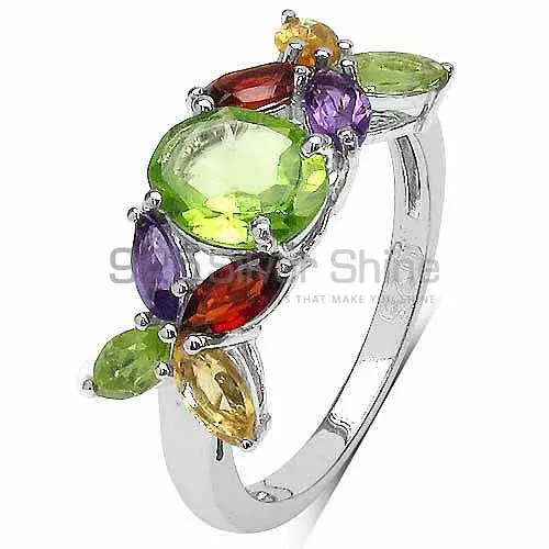 Best Design 925 Sterling Silver Rings In Multi Gemstone Jewelry 925SR3322_1