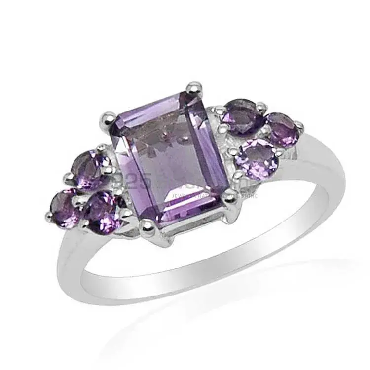 925 Sterling Silver Rings In Amethyst Gemstone Jewelry 925SR1582_1