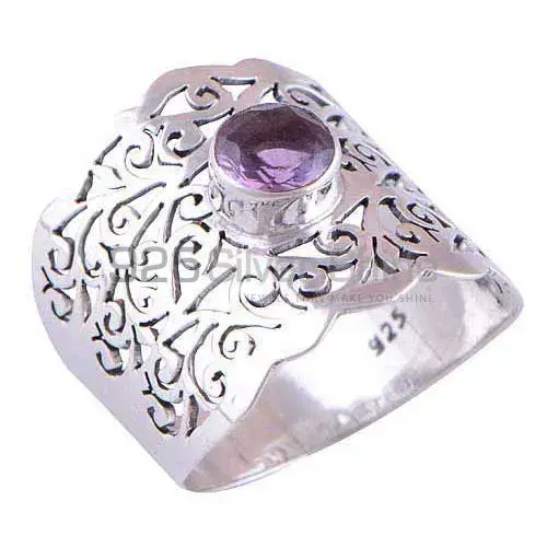 Sterling Silver Amethyst February Gemstone Rings 925SR4078