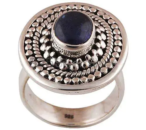 Best Design 925 Sterling Silver Rings In Black Onyx Gemstone Jewelry 925SR2922_0