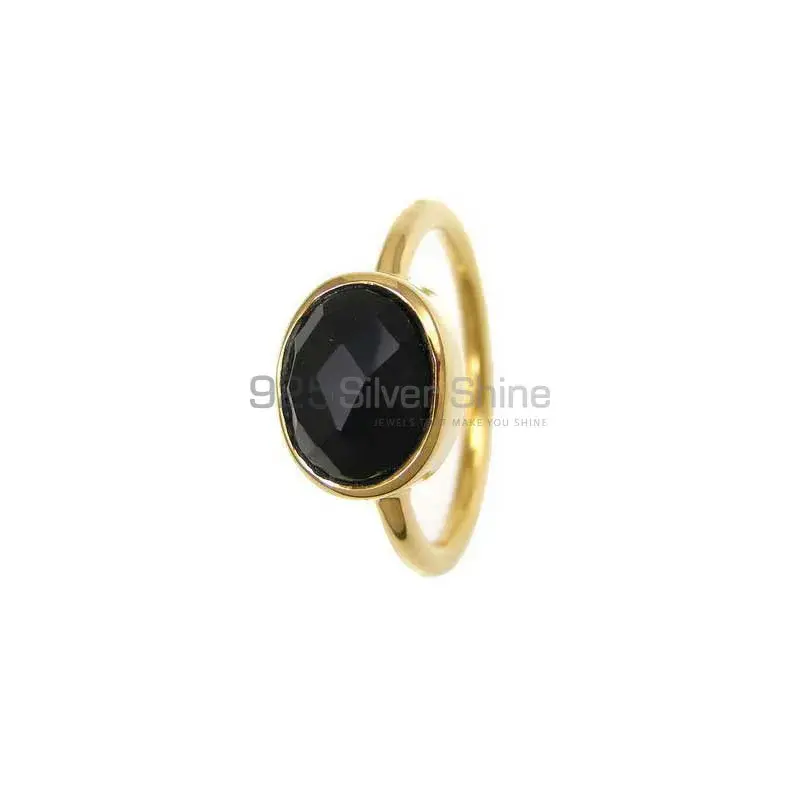 925 Sterling Silver Rings In Black Onyx Gemstone Jewelry 925SR3805_0