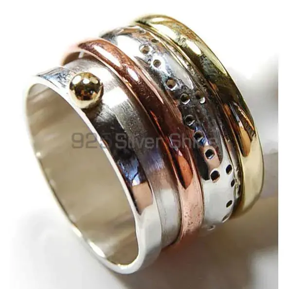 tow Tone Plain Sterling Silver Rings 925SR3726_0