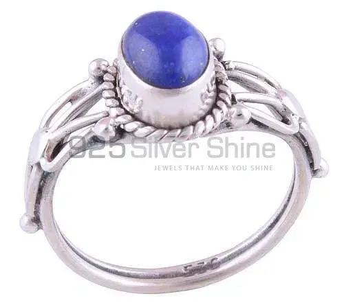 Best Design 925 Sterling Silver Rings Wholesaler In Lapis Lazuli Gemstone Jewelry 925SR2764