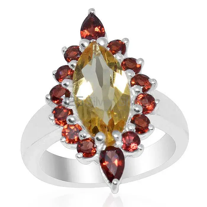 Best Design 925 Sterling Silver Rings Wholesaler In Multi Gemstone Jewelry 925SR1661