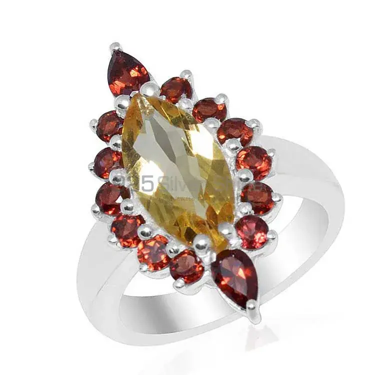 Best Design 925 Sterling Silver Rings Wholesaler In Multi Gemstone Jewelry 925SR1661_0