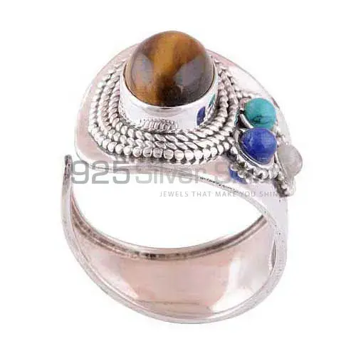 Best Design 925 Sterling Silver Rings Wholesaler In Multi Gemstone Jewelry 925SR3001