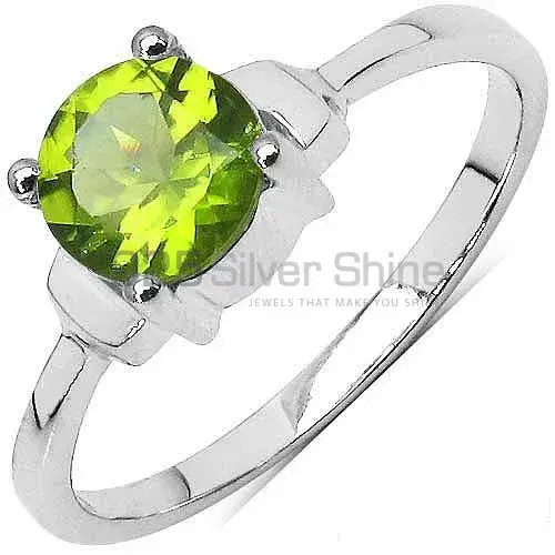 Sterling Silver Peridot Wedding Rings For Women's 925SR3080