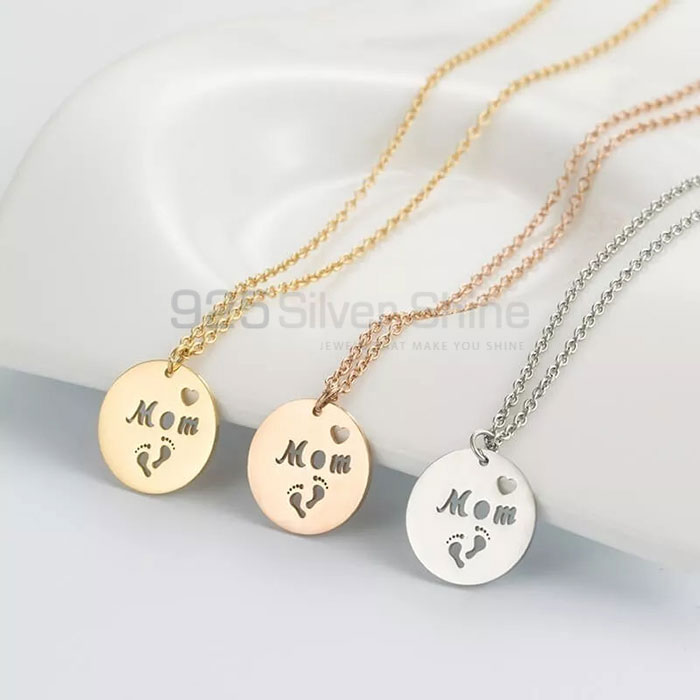 Best Occasion For Family Minimalist Necklace In 925 Silver FAMN123_1