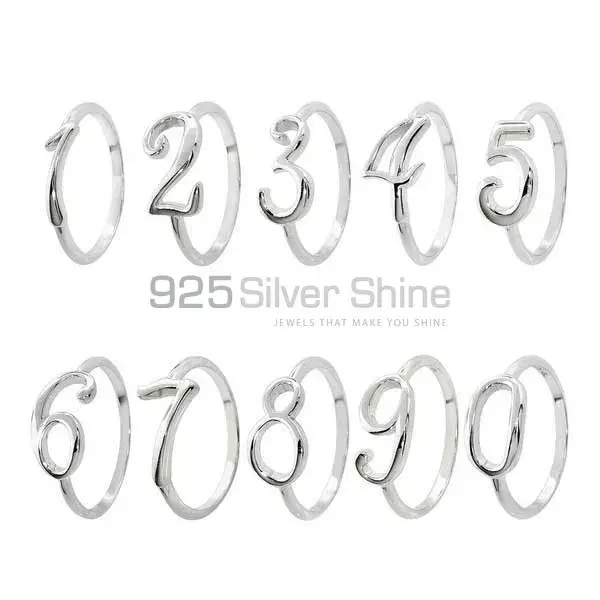Best Plain Silver Rings Jewelry 925SR2696