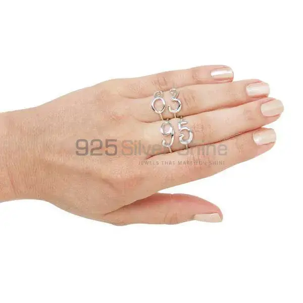 Plain Silver Rings Jewelry 925SR2696_0