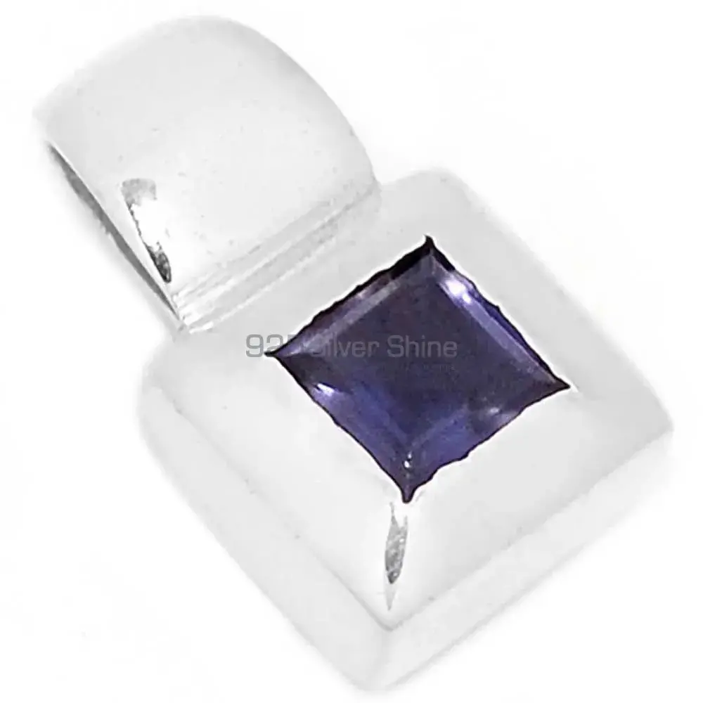 Best Price 925 Fine Silver Pendants Suppliers In Iolite Gemstone Jewelry 925SP272-5