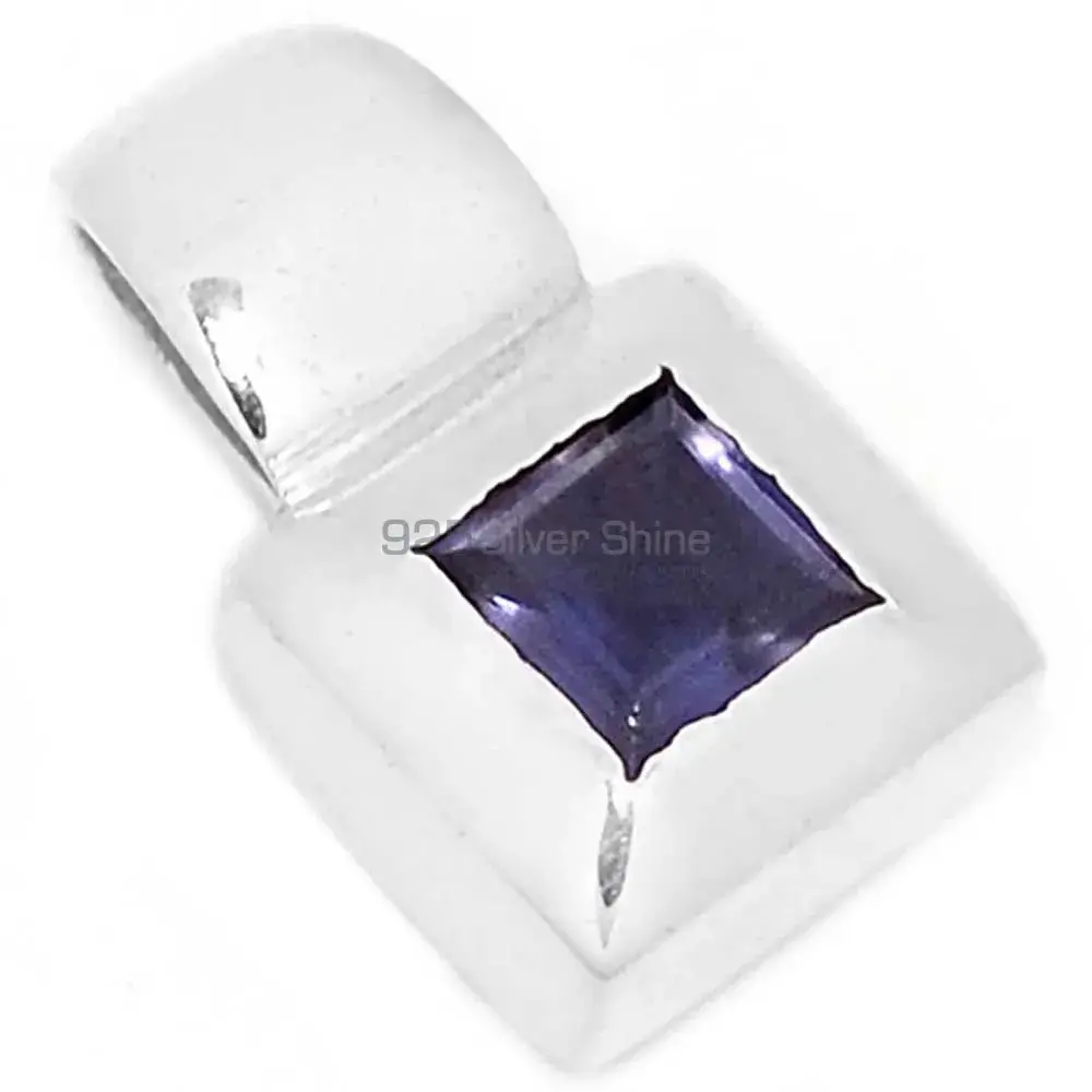 925 Fine Silver Pendants In Iolite Gemstone Jewelry 925SP272-5