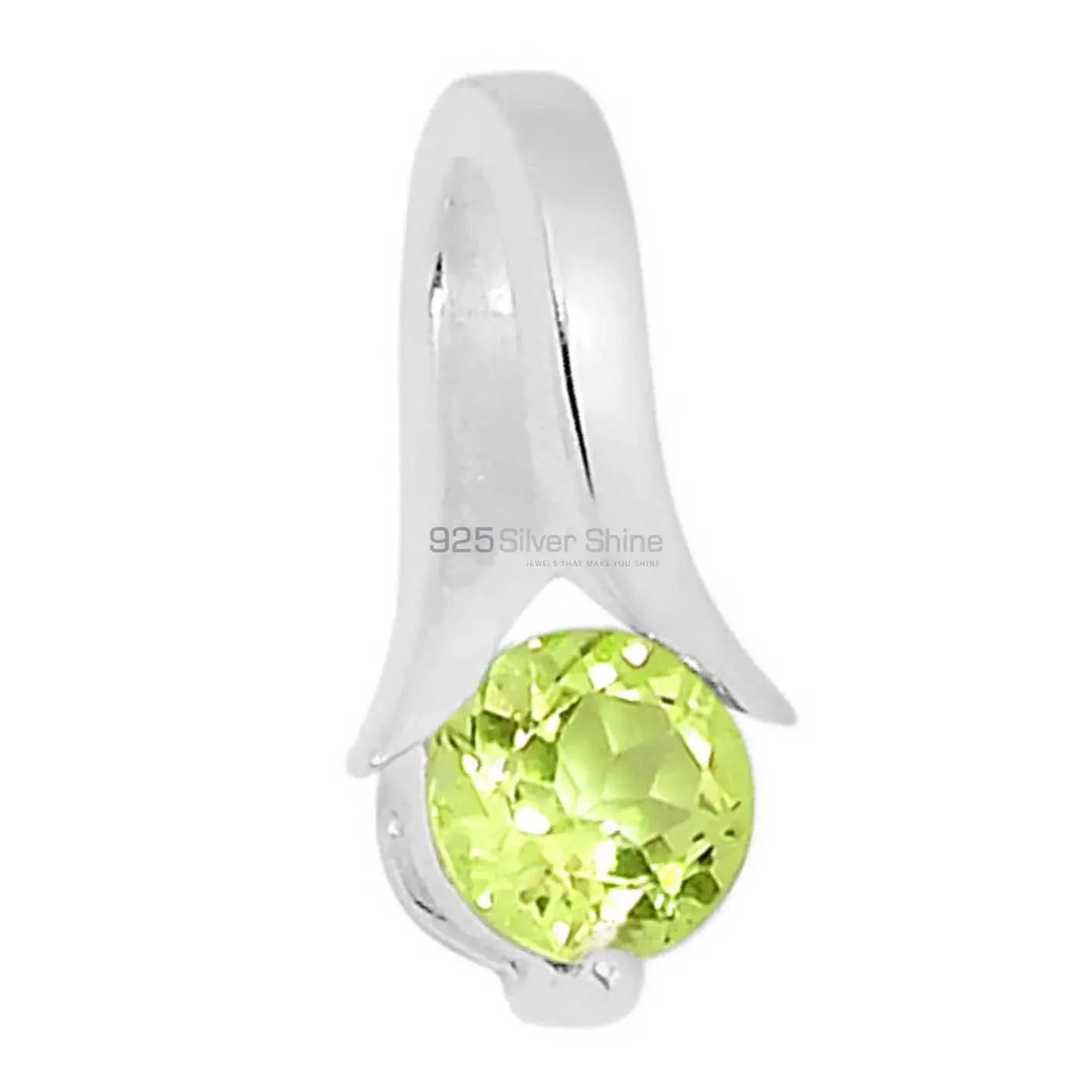 Best Price 925 Fine Silver Pendants Suppliers In Peridot Gemstone Jewelry 925SSP306-4_1