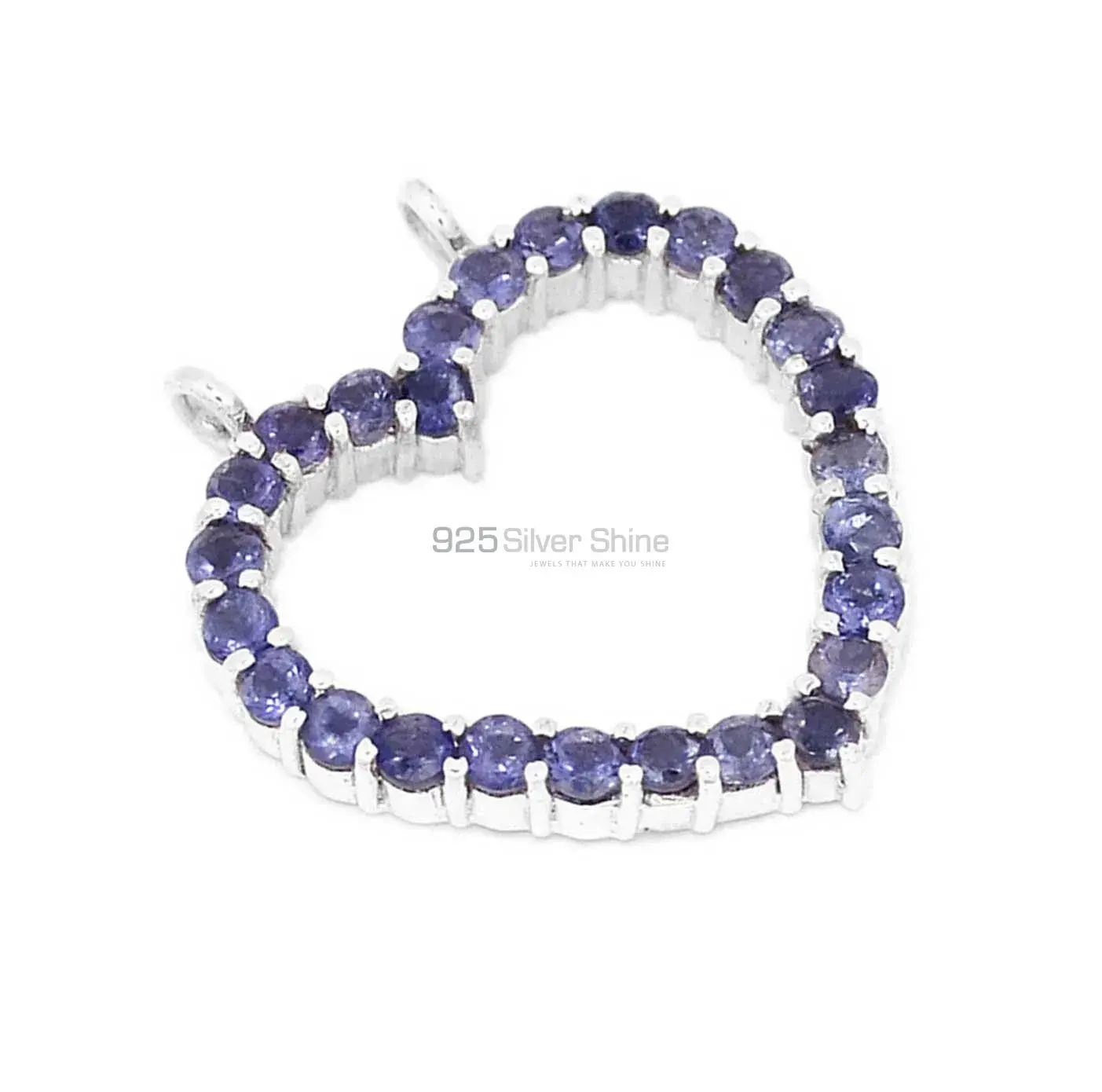 925 Solid Silver Pendants In Iolite Gemstone Jewelry 925SP271-5_2