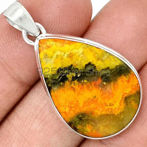 Best Price Bumble Bee Gemstone Pendants Wholesaler In Fine Sterling Silver Jewelry 925SP178_10