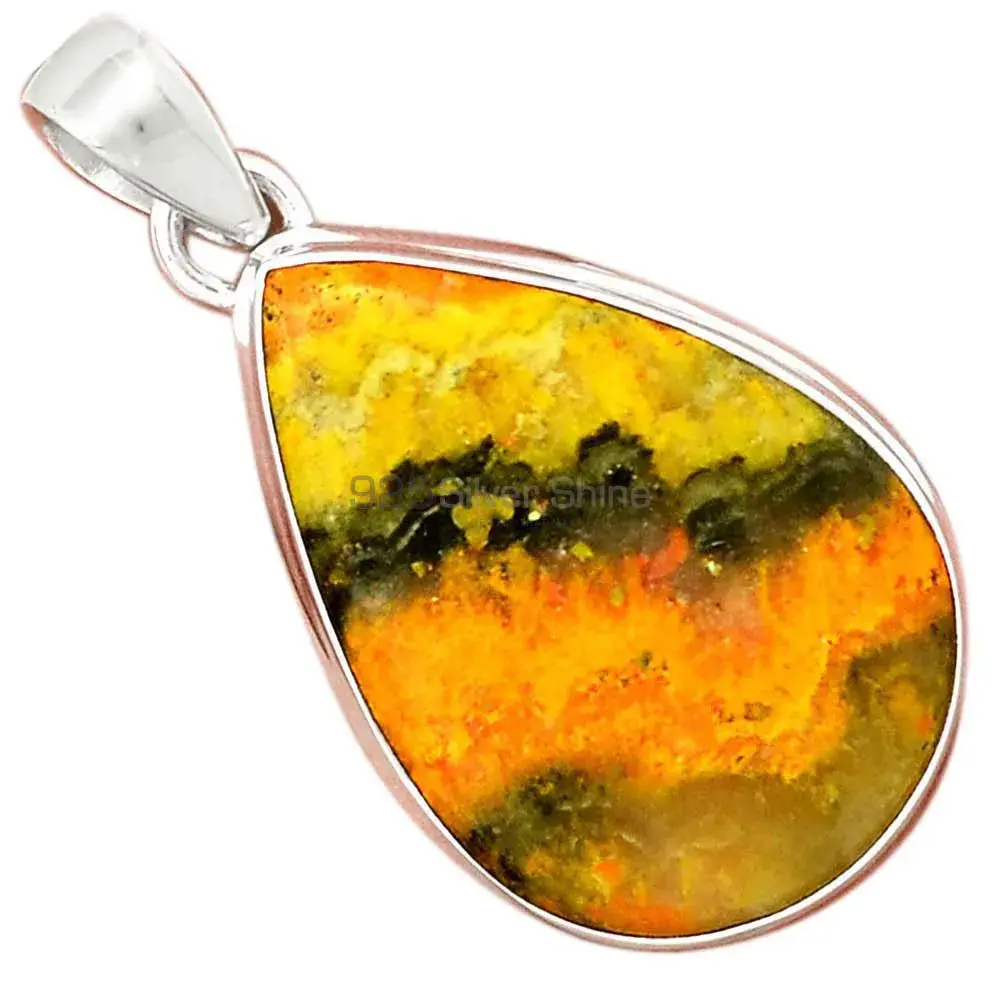 Bumble Bee Gemstone Pendants In Fine Sterling Silver Jewelry 925SP178_11