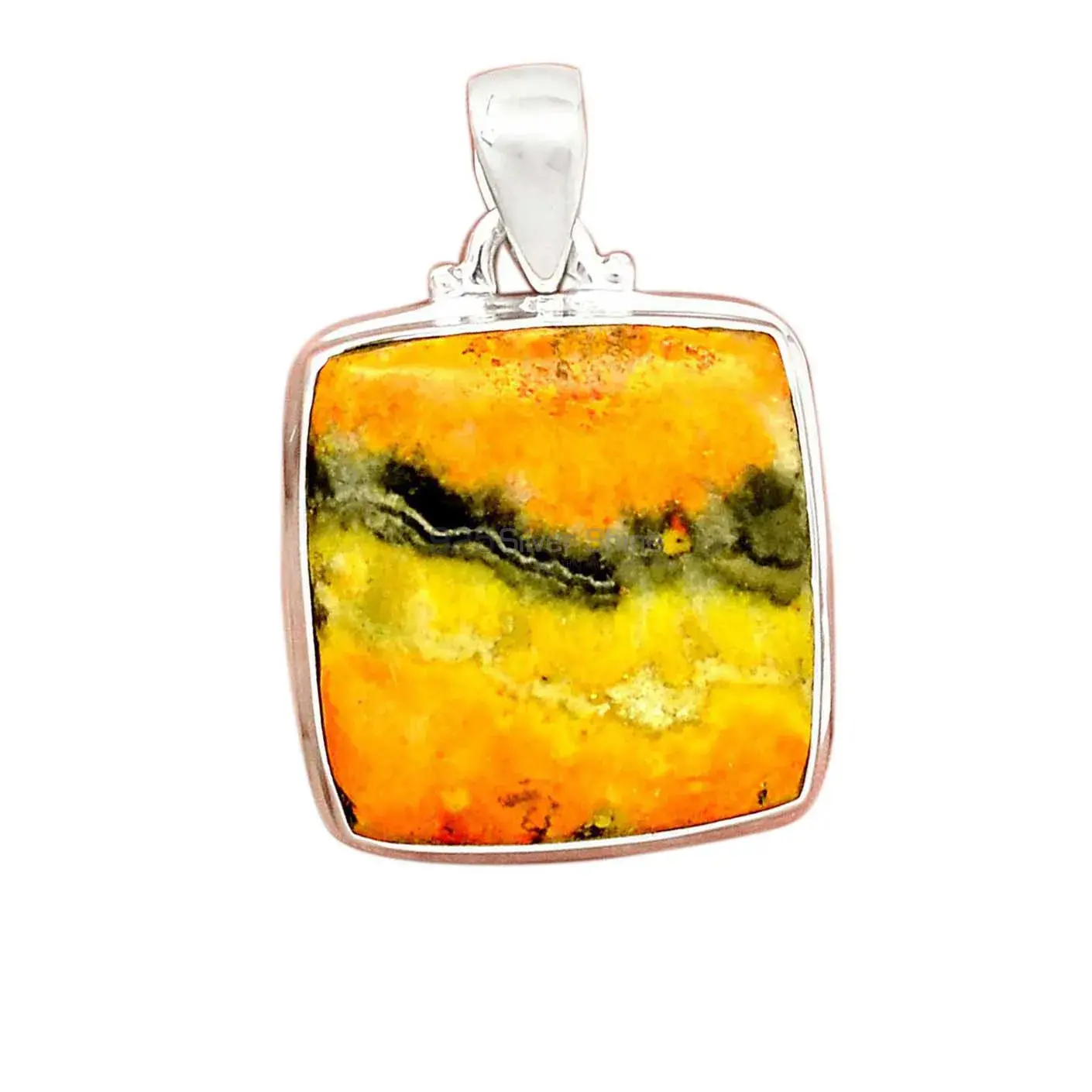Bumble Bee Gemstone Pendants In Fine Sterling Silver Jewelry 925SP178_17