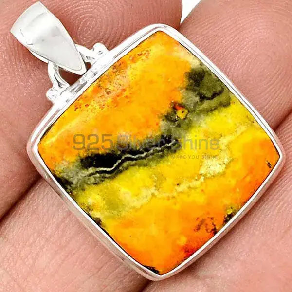 Best Price Bumble Bee Gemstone Pendants Wholesaler In Fine Sterling Silver Jewelry 925SP178_18