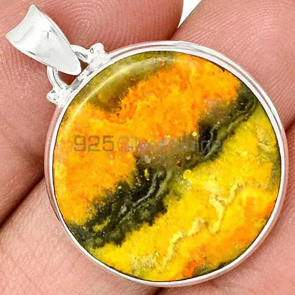 Bumble Bee Gemstone Pendants In Fine Sterling Silver Jewelry 925SP178_2