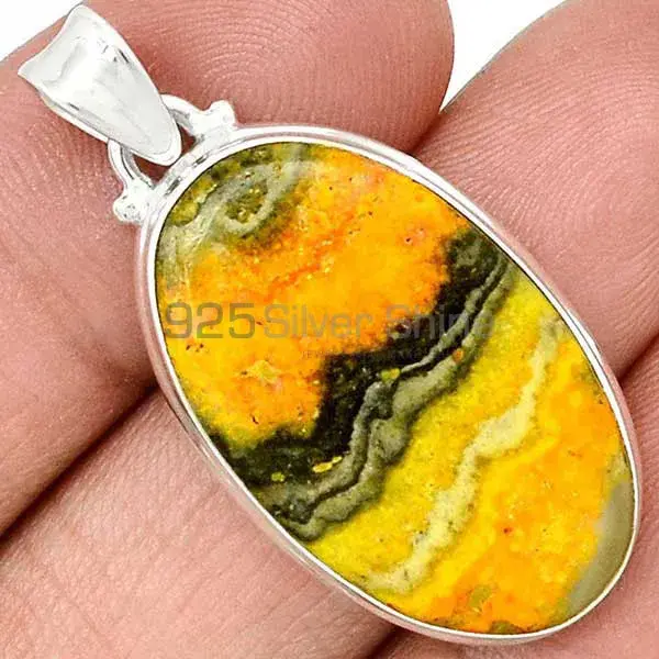 Best Price Bumble Bee Gemstone Pendants Wholesaler In Fine Sterling Silver Jewelry 925SP178_6