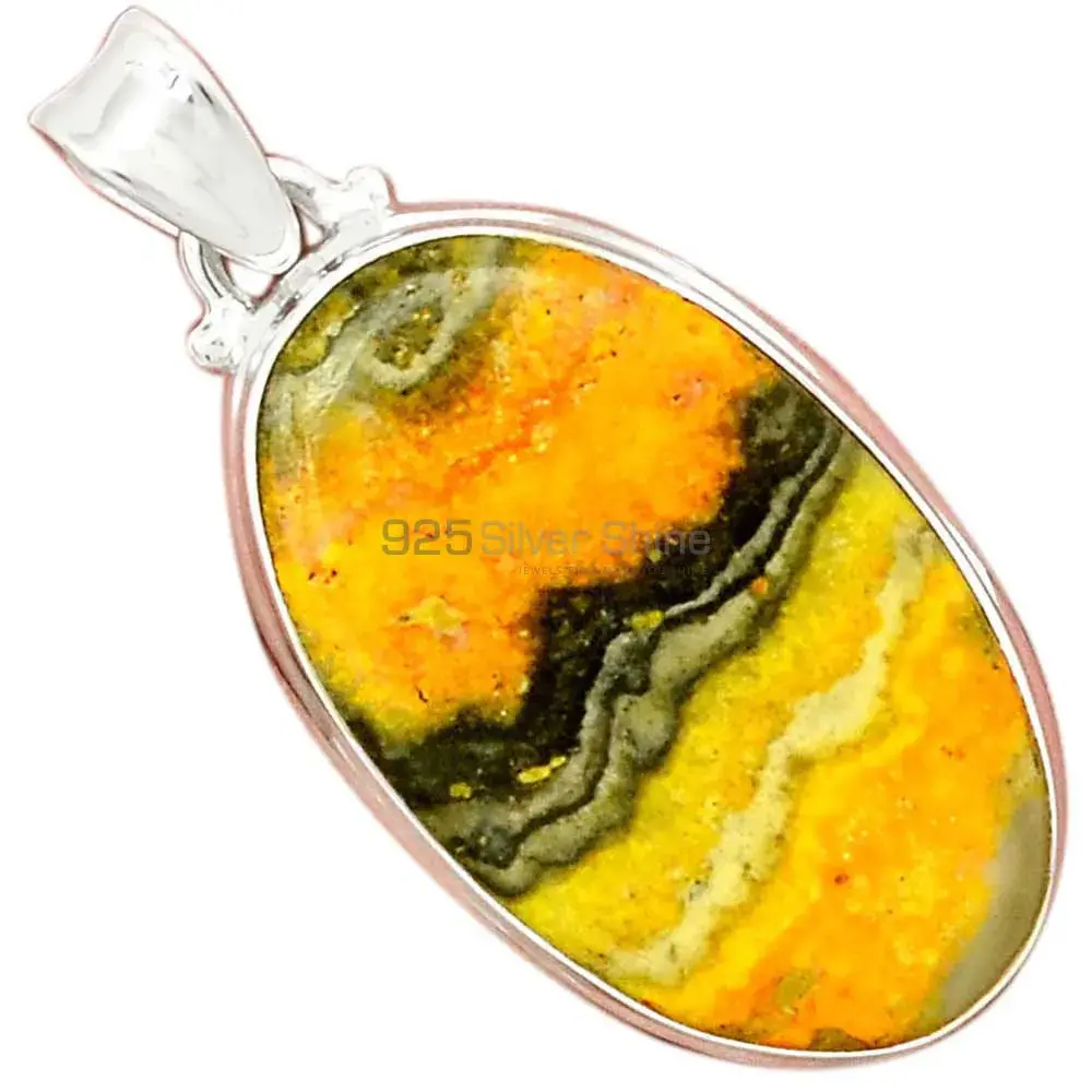 Bumble Bee Gemstone Pendants In Fine Sterling Silver Jewelry 925SP178_7