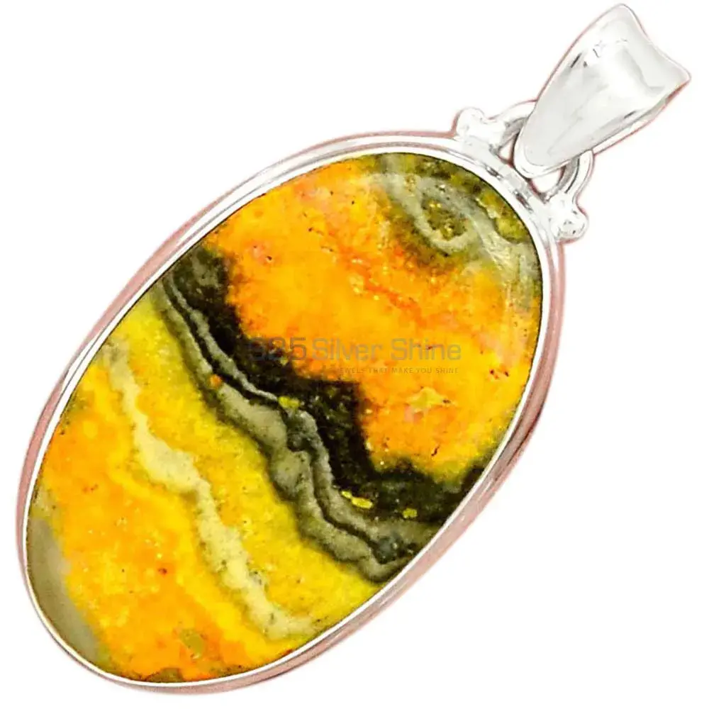 Bumble Bee Gemstone Pendants In Fine Sterling Silver Jewelry 925SP178_8