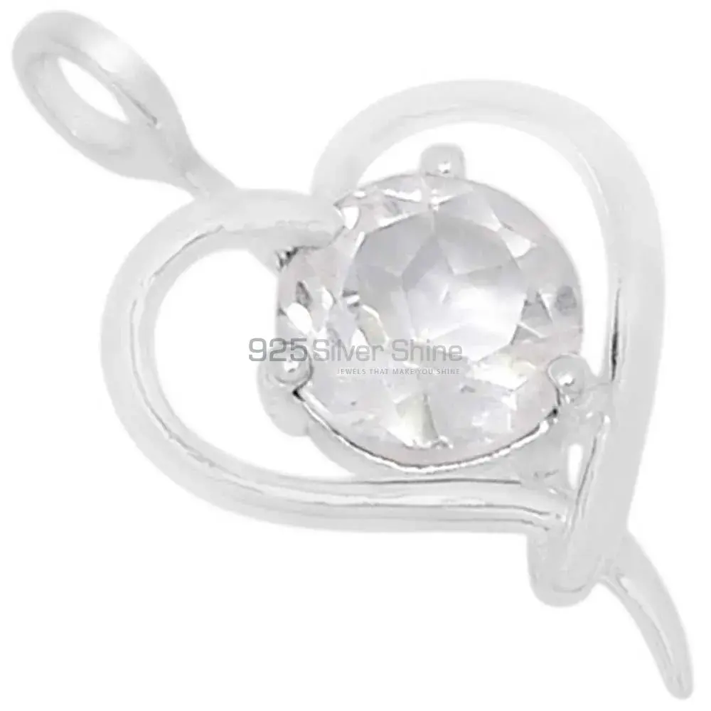 Best Price Crystal Gemstone Pendants Wholesaler In Fine Sterling Silver Jewelry 925SSP309-8