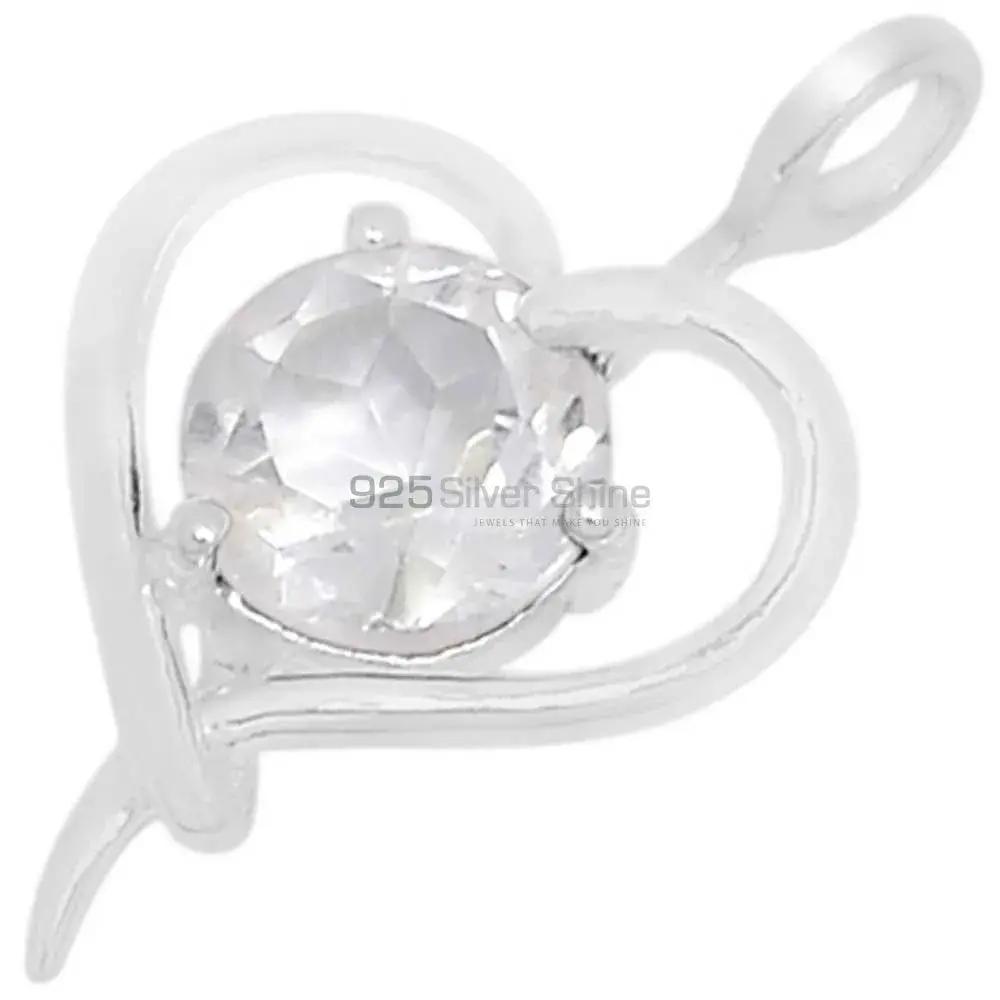 Best Price Crystal Gemstone Pendants Wholesaler In Fine Sterling Silver Jewelry 925SSP309-8_0