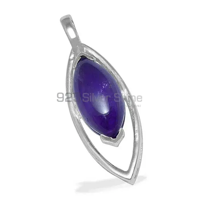 Best Price Fine Sterling Silver Pendants Wholesaler In Amethyst Gemstone Jewelry 925SP1478_0