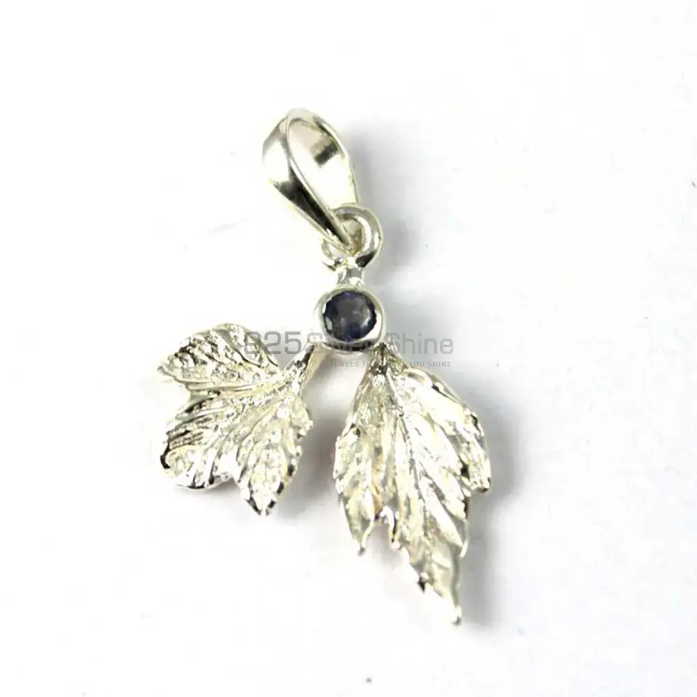 Fine Sterling Silver Pendants In Iolite Gemstone Jewelry 925SP254-4_1