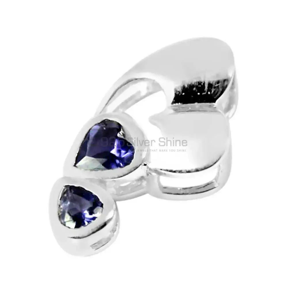 Best Price Iolite Gemstone Handmade Pendants In Solid Sterling Silver Jewelry 925SP209-5_0