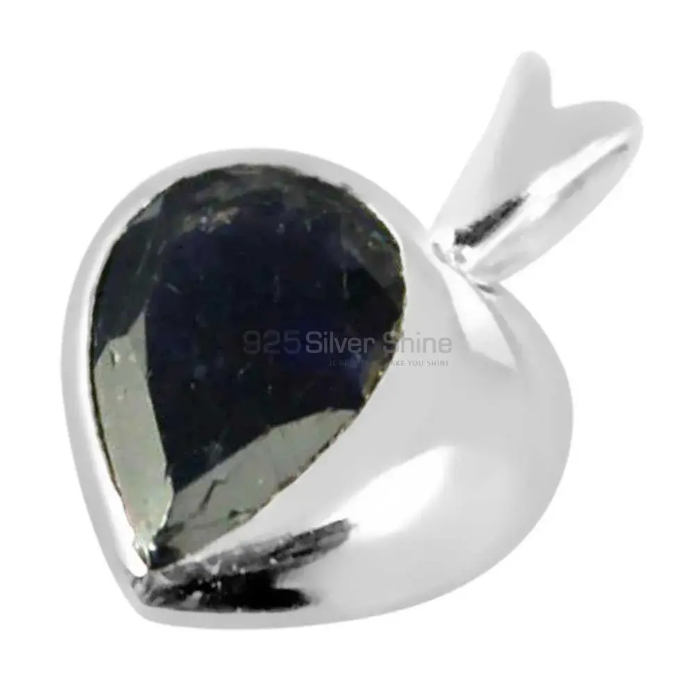 Best Price Iolite Gemstone Pendants Suppliers In 925 Fine Silver Jewelry 925SP260-6_0