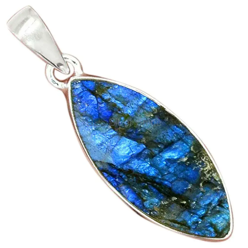 Labradorite Gemstone Handmade Pendants In Solid Sterling Silver Jewelry 925SP125_0