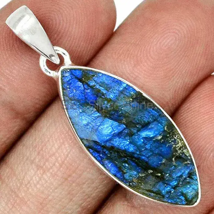 Labradorite Gemstone Handmade Pendants In Solid Sterling Silver Jewelry 925SP125_1