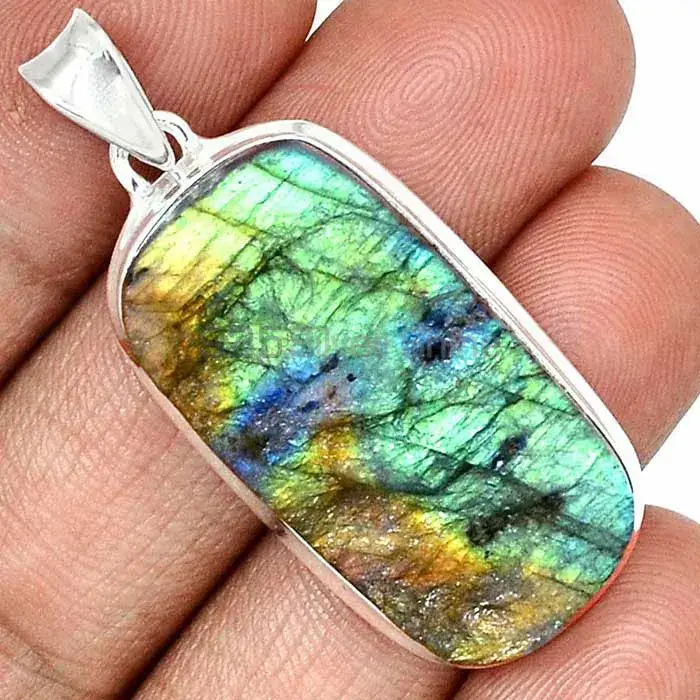 Best Price Labradorite Gemstone Handmade Pendants In Solid Sterling Silver Jewelry 925SP125_9