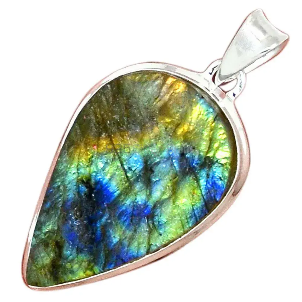 Best Price Labradorite Gemstone Handmade Pendants In Solid Sterling Silver Jewelry 925SP125_10