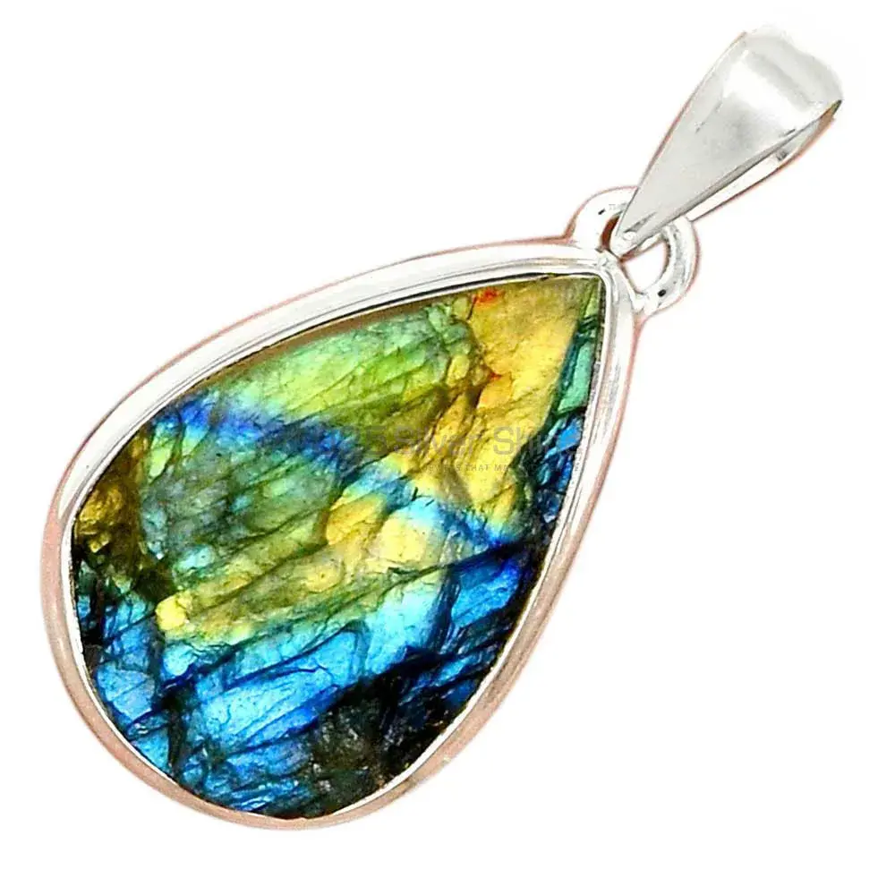 Best Price Labradorite Gemstone Handmade Pendants In Solid Sterling Silver Jewelry 925SP125_11