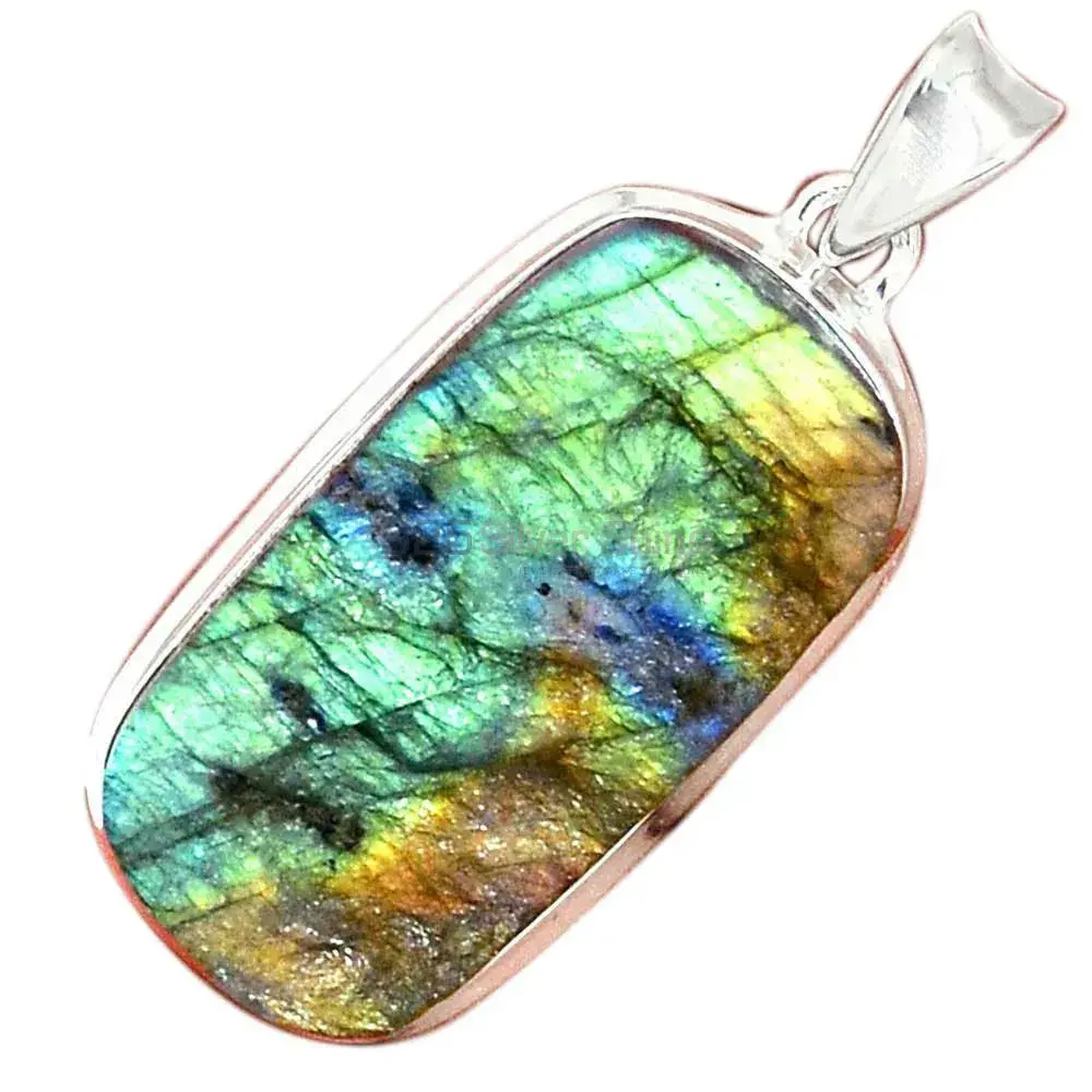 Best Price Labradorite Gemstone Handmade Pendants In Solid Sterling Silver Jewelry 925SP125_12