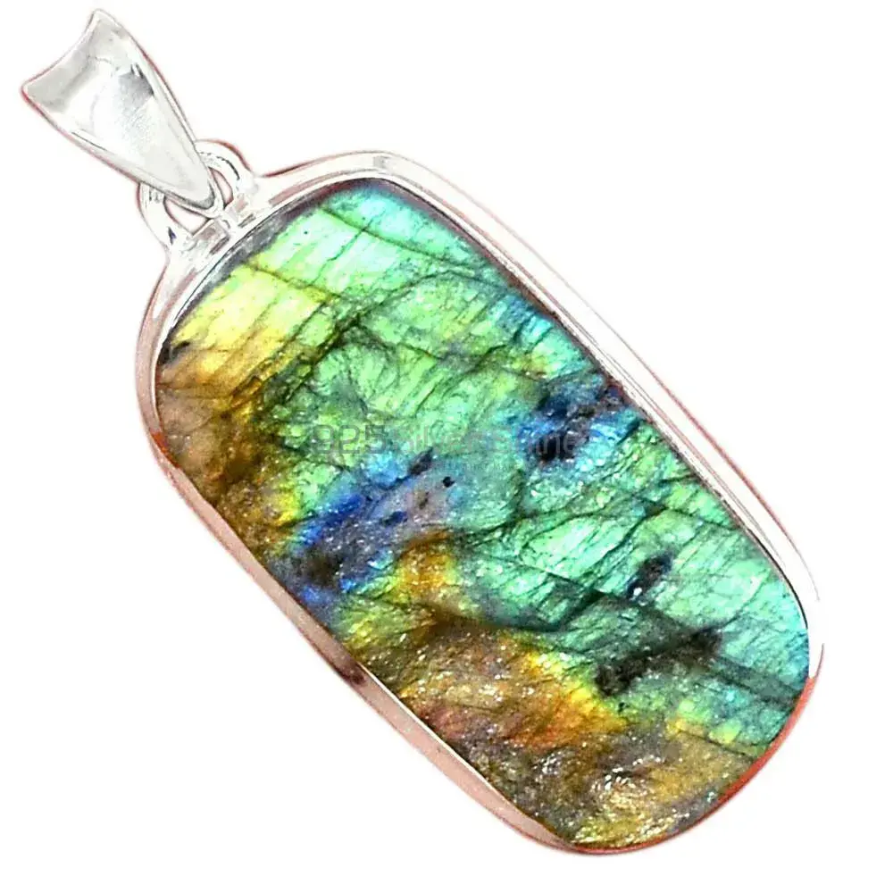 Best Price Labradorite Gemstone Handmade Pendants In Solid Sterling Silver Jewelry 925SP125_15