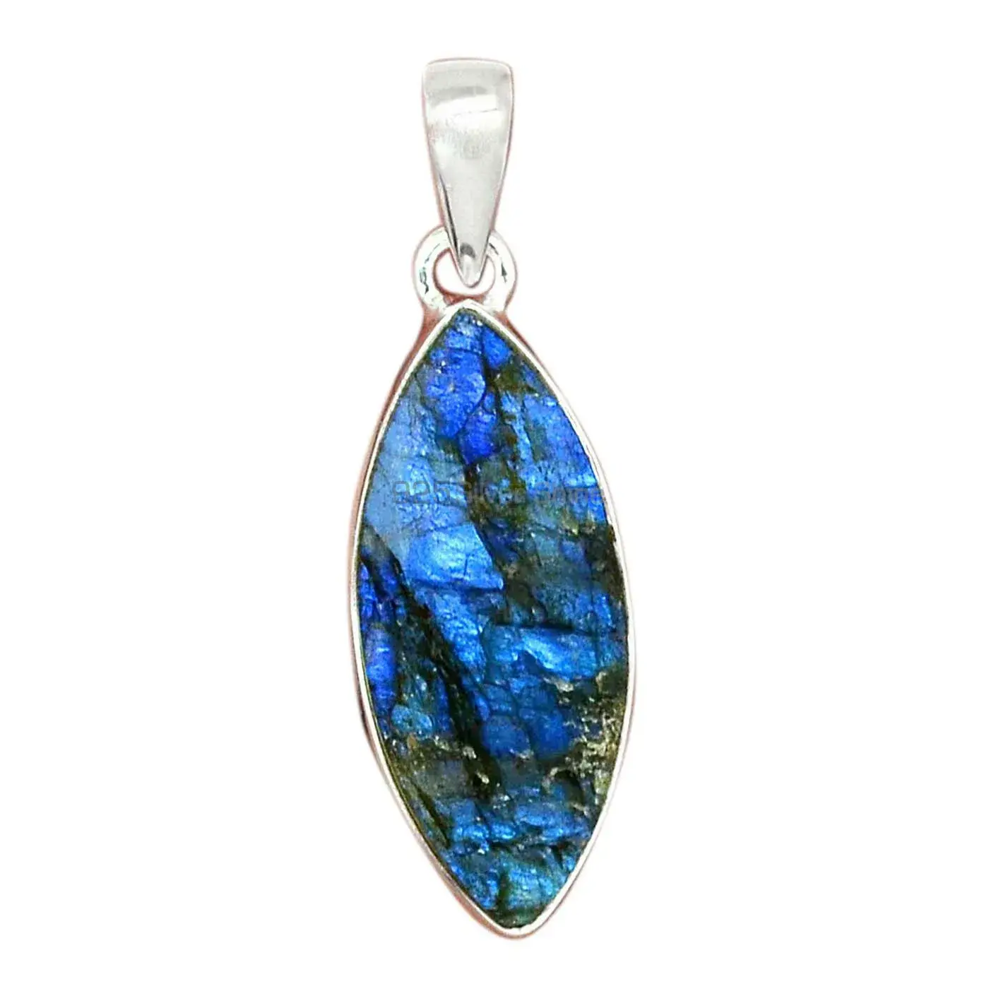 Best Price Labradorite Gemstone Handmade Pendants In Solid Sterling Silver Jewelry 925SP125_2