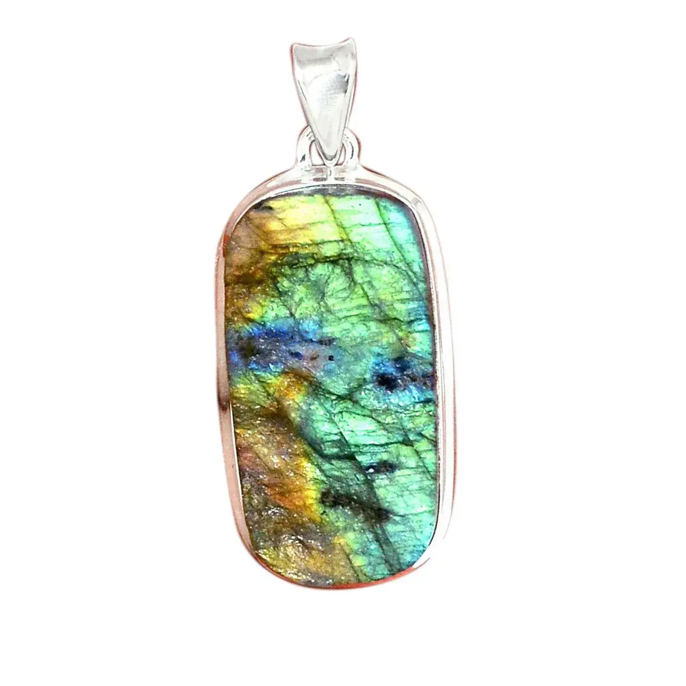 Best Price Labradorite Gemstone Handmade Pendants In Solid Sterling Silver Jewelry 925SP125_6