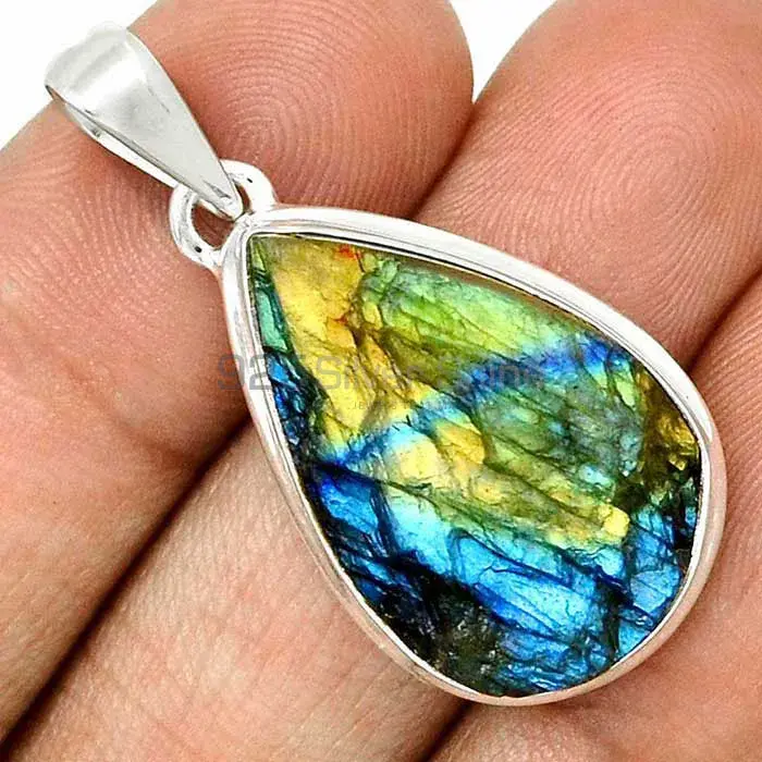 Best Price Labradorite Gemstone Handmade Pendants In Solid Sterling Silver Jewelry 925SP125_8