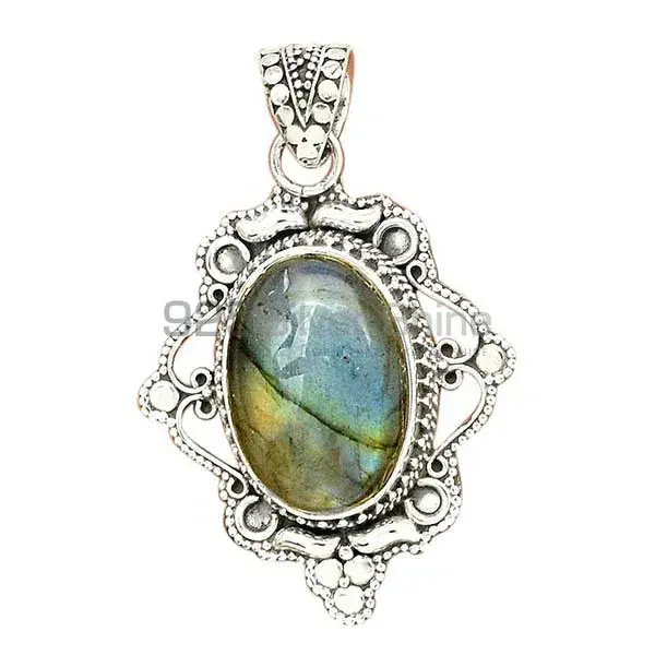 Labradorite Gemstone Pendants In Fine Sterling Silver Jewelry 925SP41-2_2