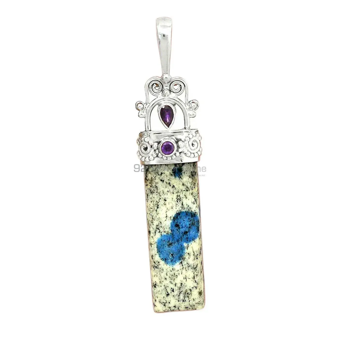 Best Price Multi Gemstone Pendants Suppliers In 925 Fine Silver Jewelry 925SP59-2_2